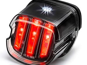 ضوء خلفي [تصميم مخلب النسر] مصابيح فرامل معتمدة من DOT مصباح خلفي LED للدراجات النارية متوافق مع Harley Sportster Dyna Softail Touring Road Glide Road King ، قطعة واحدة