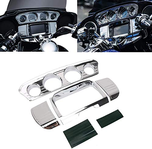 Buyinhouse Seat Bolt Street Glide الزجاج الأمامي لـ Harley Davidson Touring Electra Glide Street Glide Ultra Limited & Tri-Glide Ultra 2014-2019 مجموعة أدوات قياس لوحة القيادة للدراجات النارية من الكروم Buyinhouse Seat Bolt Street Glide الزجاج الأمامي لـ Harley Davidson Touring Electra Glide Street Glide Ultra Limited & Tri-Glide Ultra 2014-2019 مجموعة أدوات قياس لوحة القيادة للدراجات النارية من الكروم