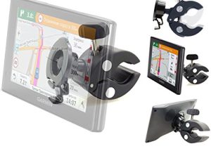 حامل تثبيت بمشبك دراجة نارية شديد التحمل لـ Garmin Nuvi 52LM 54 55LMT 56LMT 57LMT 58LMT 66 67 68 2557 2559LMT 2597 2598 2639 2689 2699 Drive DriveSmart 51 60 61 62 63 65 67 LMT T GPS
