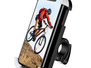 حامل هاتف TIMESS New Bike للدراجات النارية لأي هاتف ذكي GPS قابل للتعديل ومضاد للاهتزاز ومستقر بزاوية 360 درجة ملحقات الدراجة تناسب ما بين 3.5 و 6.5 بوصات