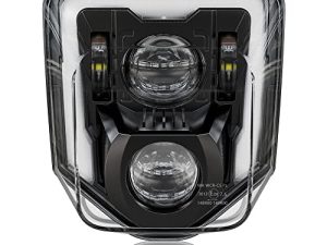 XPCTD Dirt Bike المصباح الأمامي 3200LM LED موتوكروس المصباح مع DRL مناسب لـ Husqvarna FE250 FE350 FE450 FE501 FE501S FE701SM TE150 TE250i TE300i TX125 FC250 2017-2022 دراجة نارية حفرة إندورو أسود